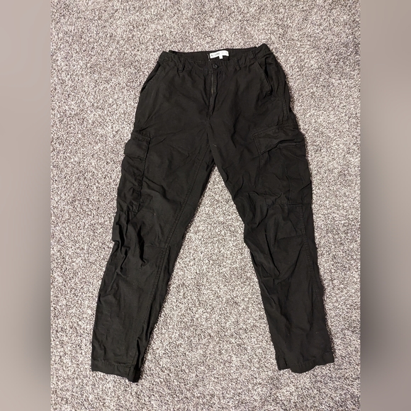 Redone Originals Black Cargo Pants Size 26 - Picture 1 of 5